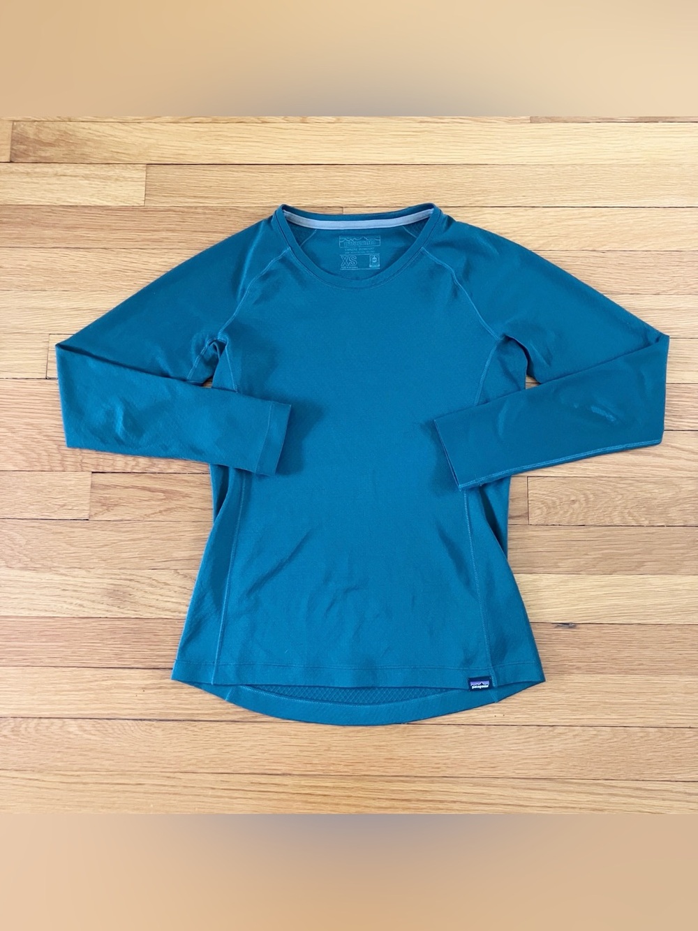 Patagonia Green Skiing Winter Hiking Wicking Base Layer Capilene XS Extra Small